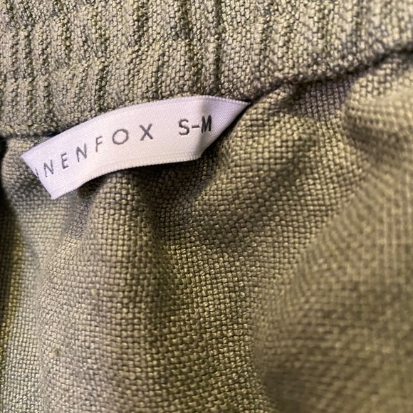 Linenfox Sami Heavy Linen Mini Skirt S/M New - Picture 3 of 3